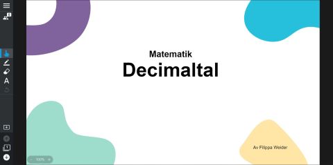 Lumio-lektion matematik decimaltal